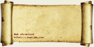 Ksenija Hinić vizit kartica